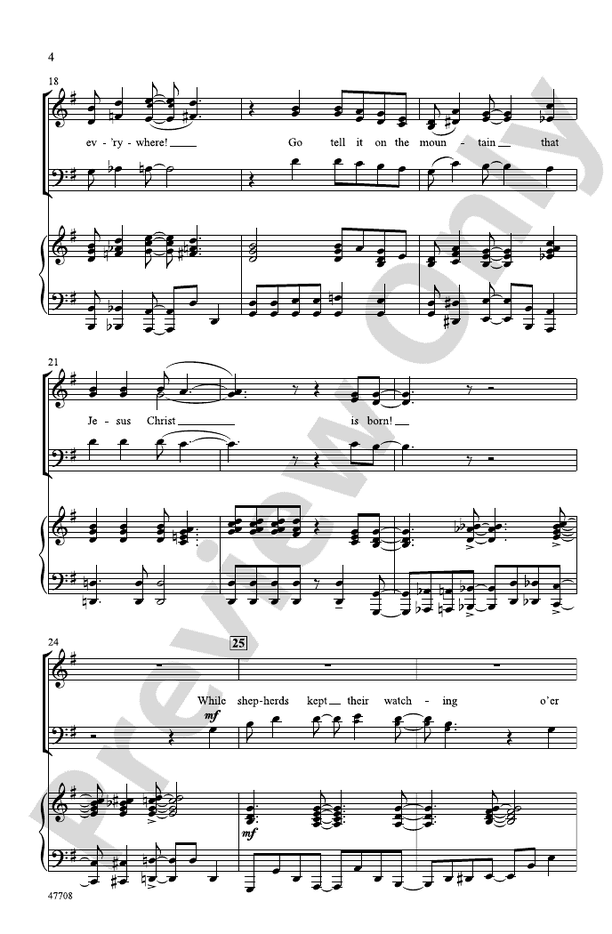 Go Tell It! – 3-Part Mixed Choral Octavo (Digital Download)