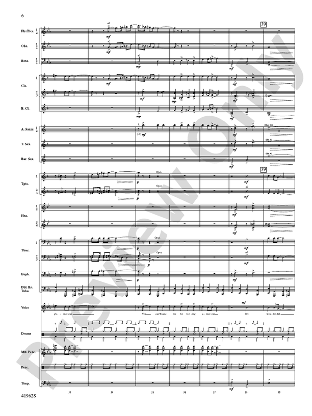 A Gershwin Tribute to Love - Concert Band Conductor Score & Parts (Digital Download)