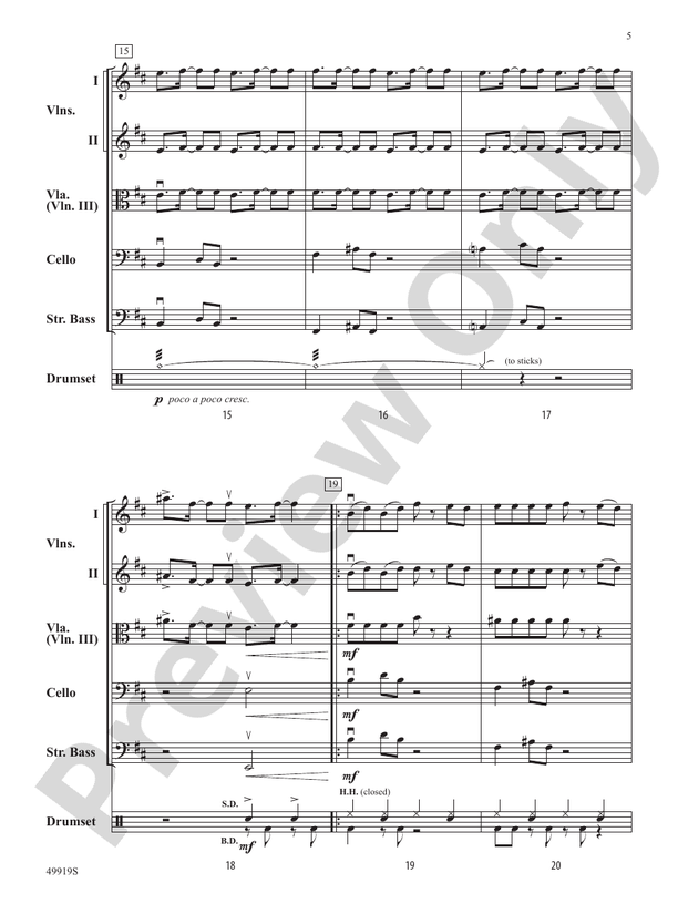 Bones - String Orchestra Conductor Score & Parts (Digital Download)