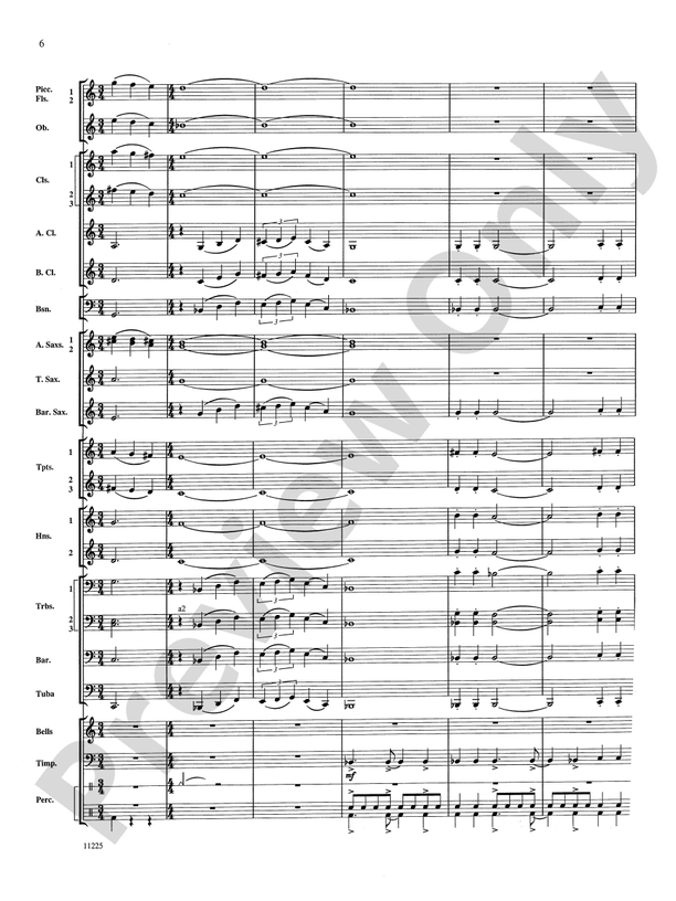 Wind Dancer - Concert Band Conductor Score & Parts (Digital Download)