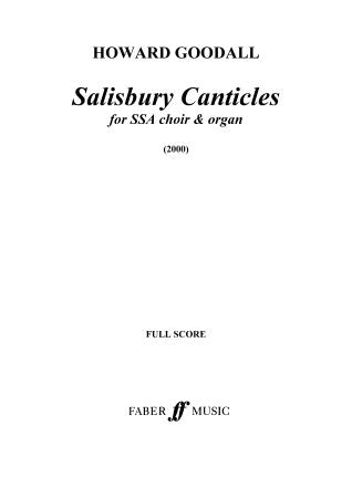 Salisbury Canticles - Upper Voices & Accompaniment (Digital Download)