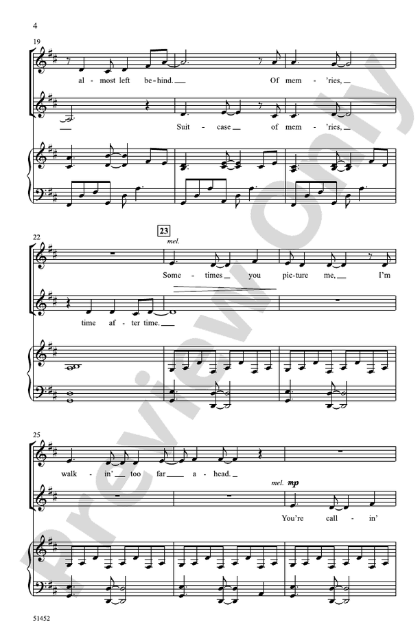 Time After Time - 2 Part Treble Choral Octavo (Digital Download)