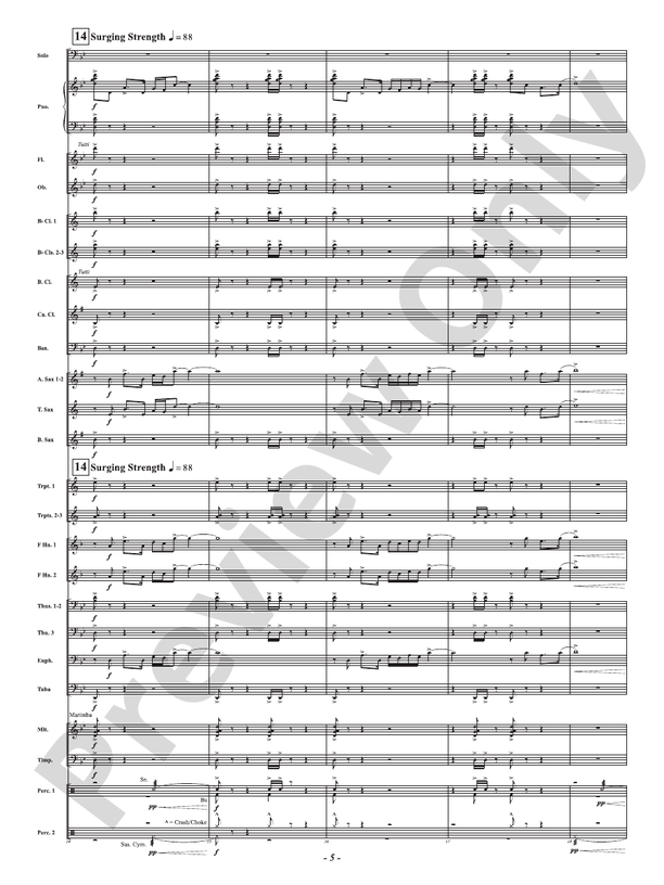 The Wayfaring Stranger - Mvt. 1 from The American Folk Odyssey - Concert Band Conductor Score & Parts (Digital Download)