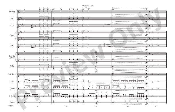 Dumb Love – Marching Band Conductor Score & Parts (Digital Download)
