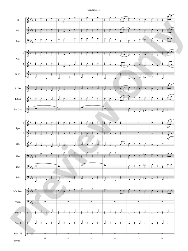 Charlie and the Chocolate Factory, Suite from - Concert Band Conductor Score & Parts (Digital Download)