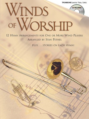 Winds of Worship - Trombone - Trombone Stan Pethel Shawnee Press Book/CD