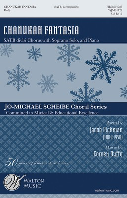 Chanukah Fantasia - Coreen Duffy - SATB divisi Jacob Fichman Walton Music Choral Score Octavo