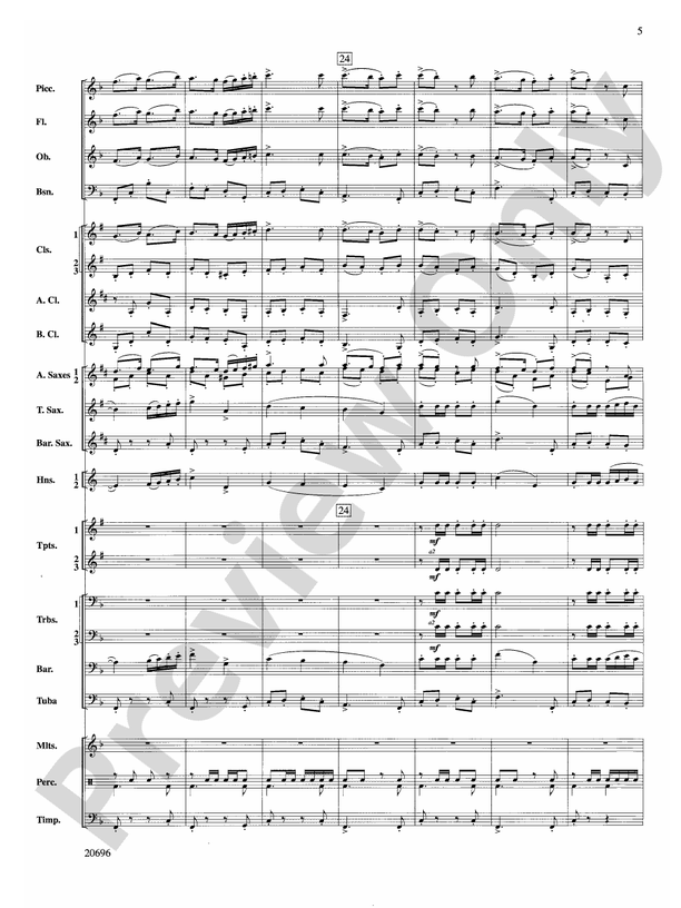 Welsh Ayres & Dances - Concert Band Conductor Score & Parts (Digital Download)