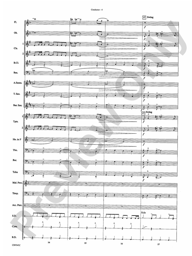James Bond Returns - Concert Band Conductor Score & Parts (Digital Download)