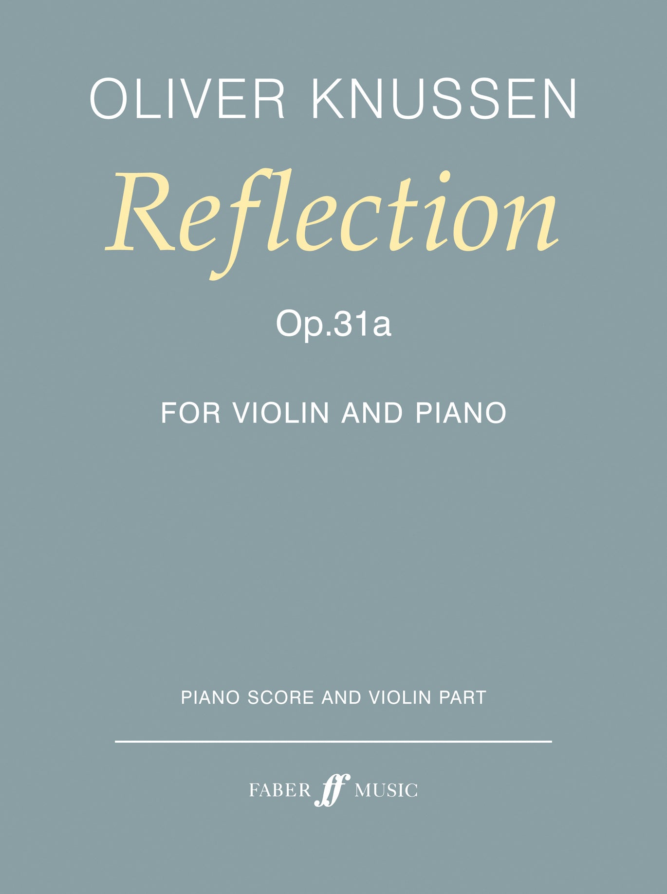 Reflection Op.31a - Violin/Piano Accompaniment (Digital Download)