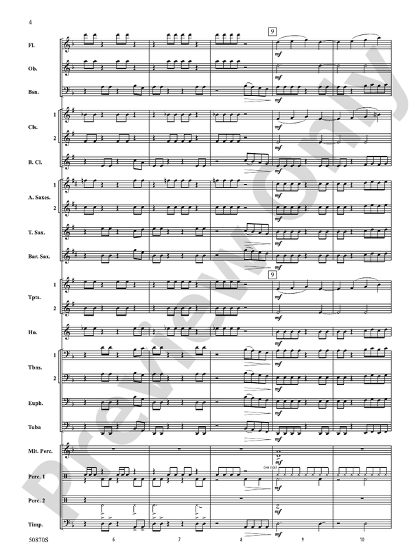 Endurance – Concert Band Conductor Score & Parts (Digital Download)