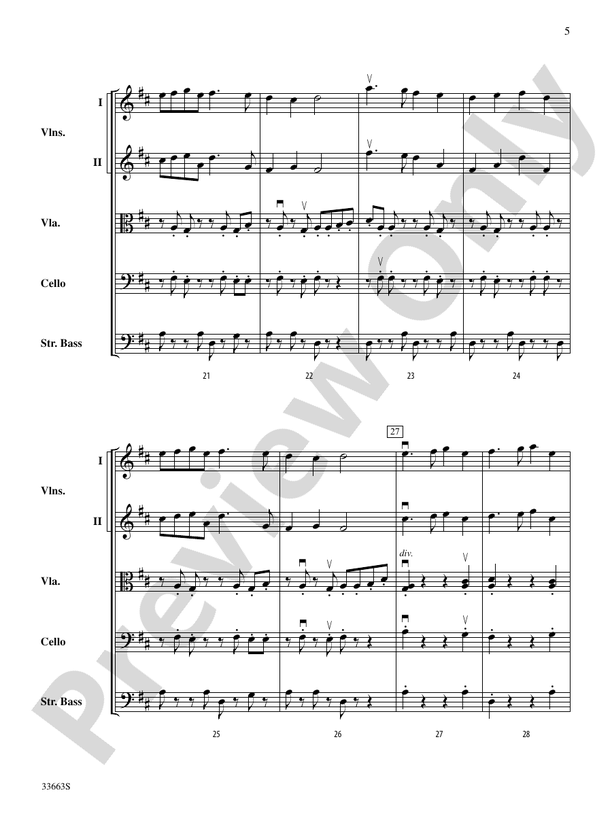 A Christmas Festival – String Orchestra Conductor Score & Parts (Digital Download)