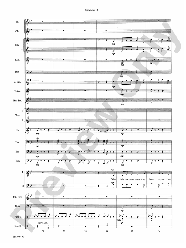 An American Celebration (for Band and Choir) - Concert Band Conductor Score & Parts (Digital Download)