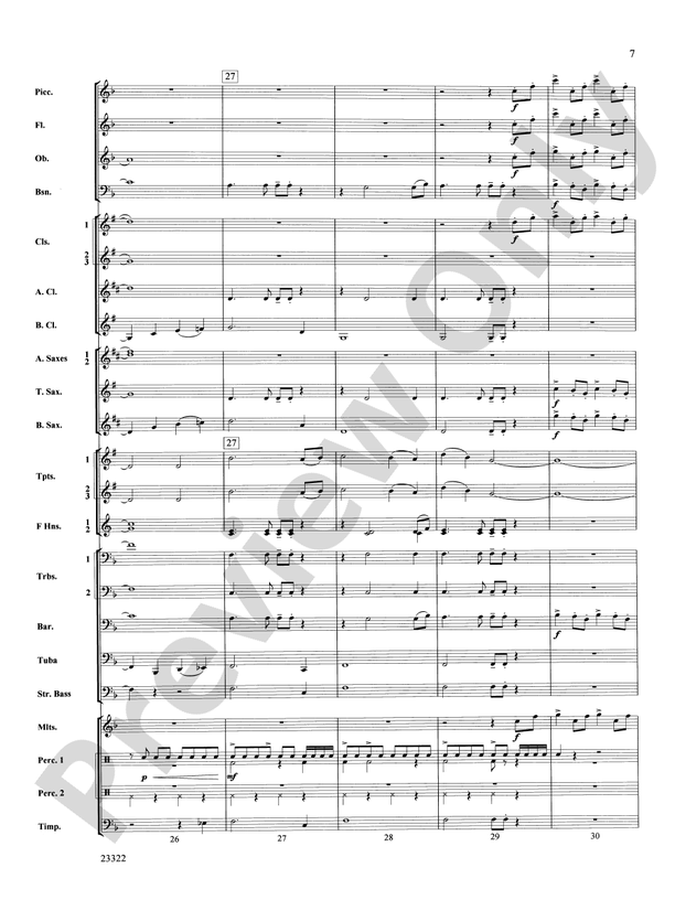 Cheyenne Canon - Concert Band Conductor Score & Parts (Digital Download)