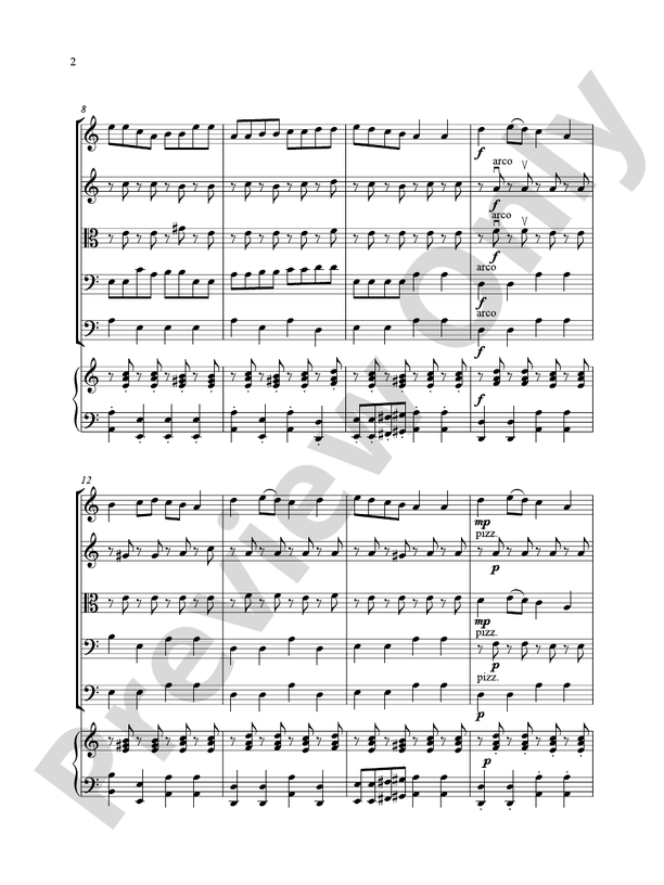 Dance of the Cossacks - Loreta Fin – String Orchestra Conductor Score & Parts (Digital Download)