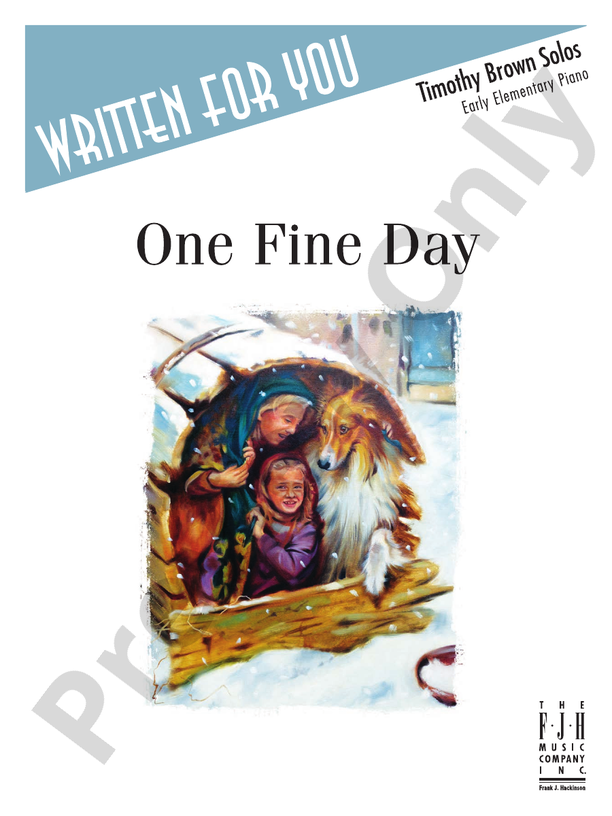 One Fine Day - Piano (Digital Download)