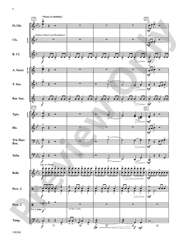 Tornado! - Concert Band Conductor Score & Parts (Digital Download)