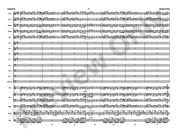 Crunchy Frog – Jazz Ensemble Conductor Score & Parts (Digital Download)