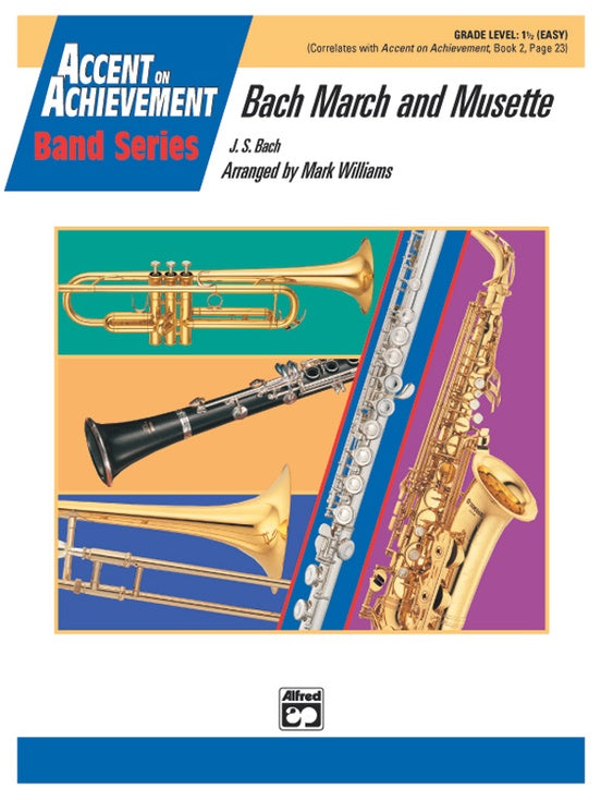 Bach March and Musette - Concert Band Conductor Score & Parts (Digital Download)