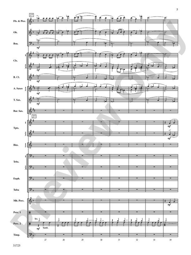 Idyllwild Fantasy - Concert Band Conductor Score & Parts (Digital Download)
