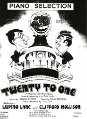 Twenty To One (Selection) - Piano Solo (Digital Download)