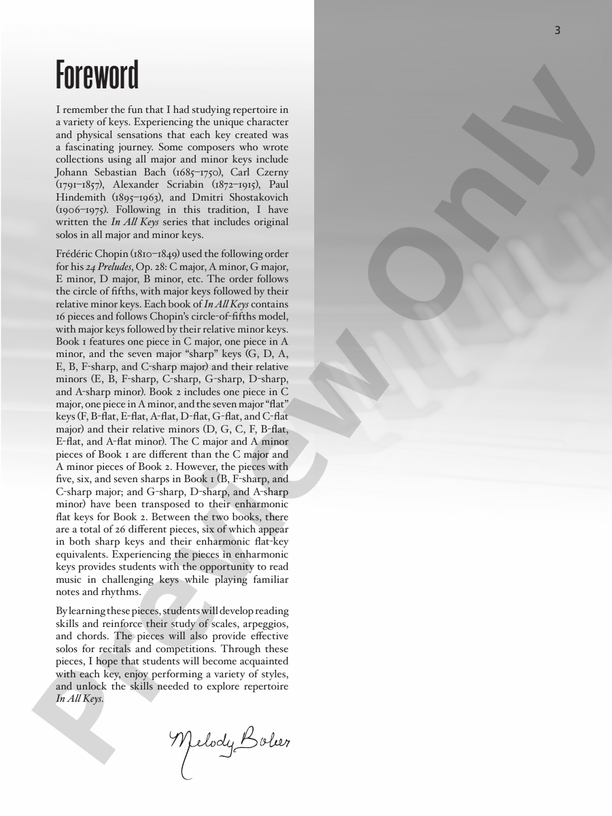 In All Keys, Book 1: Sharp Keys - Piano (Digital Download)