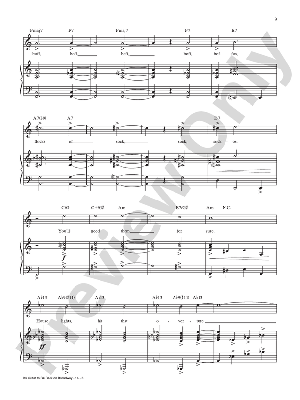 It's Great To Be Back On Broadway - Mr. Magoo - PVG (Digital Download)