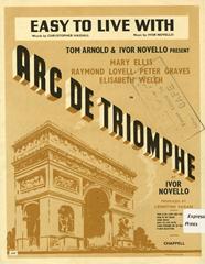 Easy To Live With (from 'Arc De Triomphe') - Vocal/Piano (Digital Download)