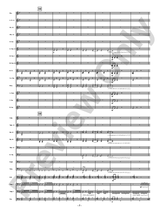 Symphony Fantastique - IV. March to the Scaffold - Concert Band Conductor Score & Parts(Digital Download)