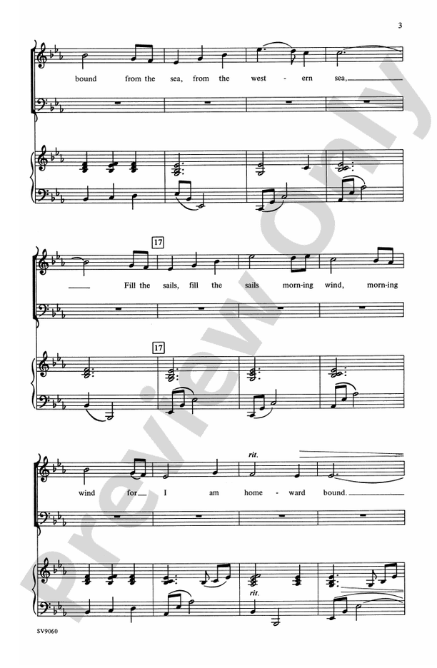Homeward Bound - Carl Strommen – SATB Choral Octavo (Digital Download)