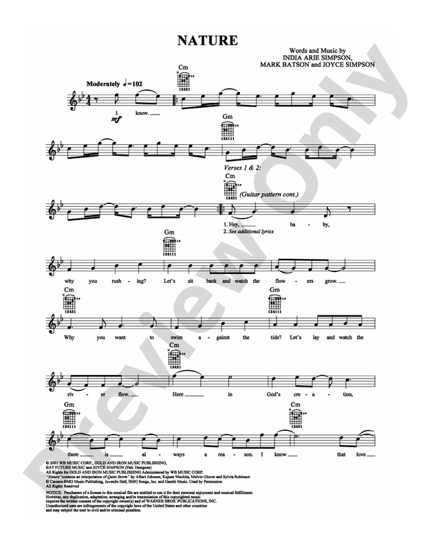 Nature - Easy Guitar (Digital Download)