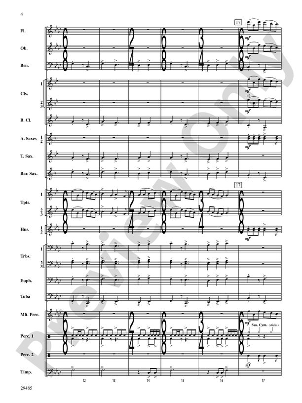 McKenzie River Quest - Concert Band Conductor Score & Parts (Digital Download)