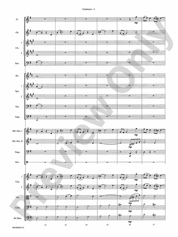 Sleepers Wake (More of the Best of Bach) – Full Orchestra Conductor Score & Parts (Digital Download)