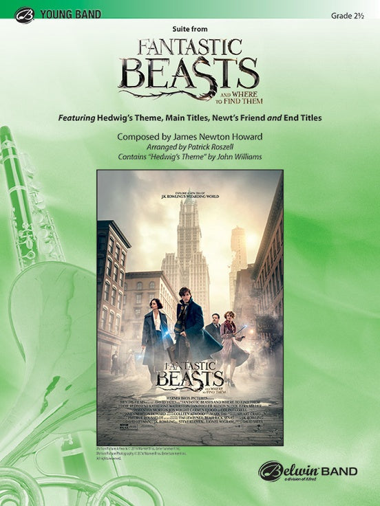Suite from Fantastic Beasts and Where to Find Them - Concert Band Conductor Score & Parts (Digital Download)