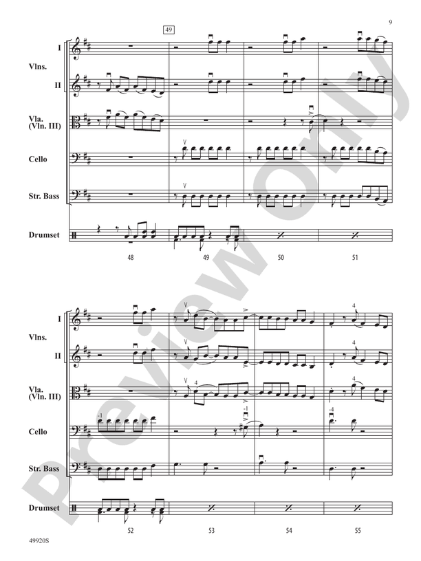 Made You Look - String Orchestra Conductor Score & Parts (Digital Download)