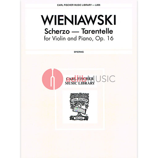 Scherzo Tarentelle Op 16 Violin and Piano