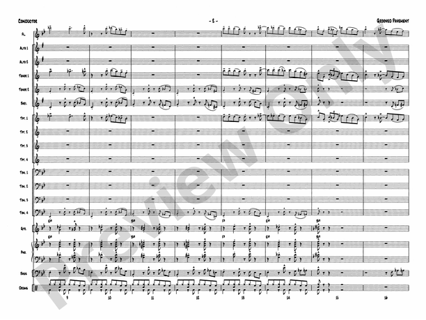 Grooved Pavement - Jazz Ensemble Conductor Score & Parts (Digital Download)