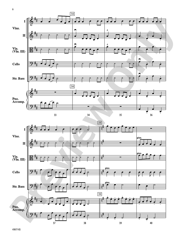 Feng Yang Songs/SIS - String Orchestra Conductor Score & Parts (Digital Download)