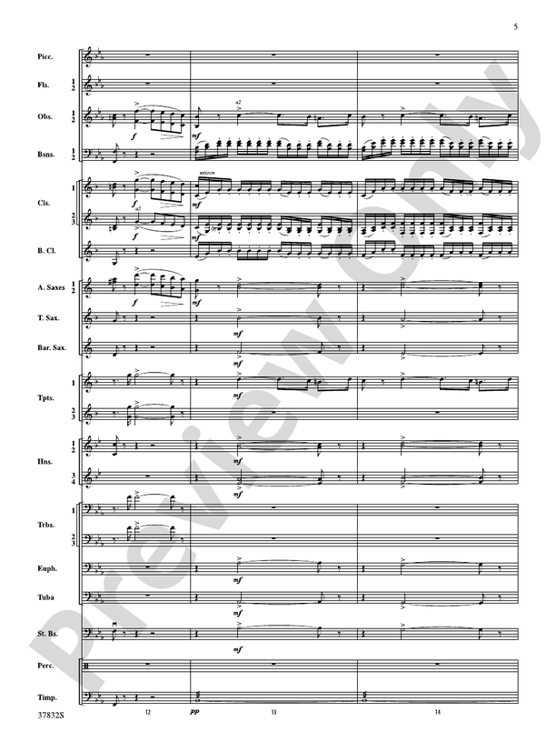 Triumphal March (from Aida) - Concert Band Conductor Score & Parts (Digital Download)