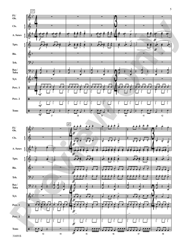 Warriors of Beijing - Concert Band Conductor Score & Parts (Digital Download)