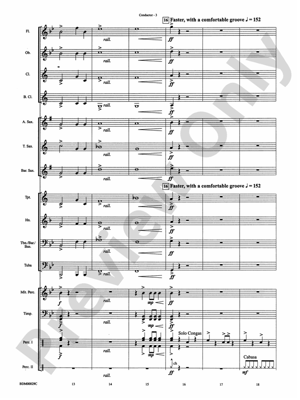 Serengeti Dreams - Concert Band Conductor Score & Parts (Digital Download)