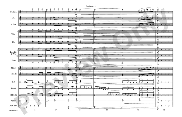 Harry Potter and the Sorcerer's Stone, Part II – Marching Band Conductor Score & Parts (Digital Download)