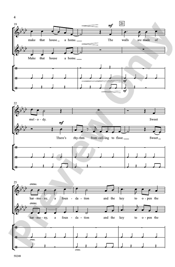 House of Music - 2 Part Treble Choral Octavo (Digital Download)