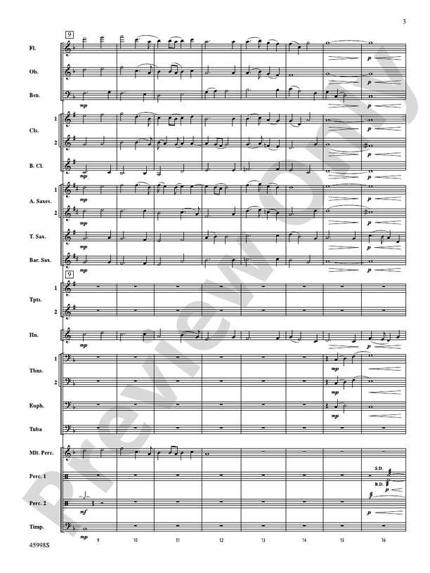 Incantations - Concert Band Conductor Score & Parts (Digital Download)