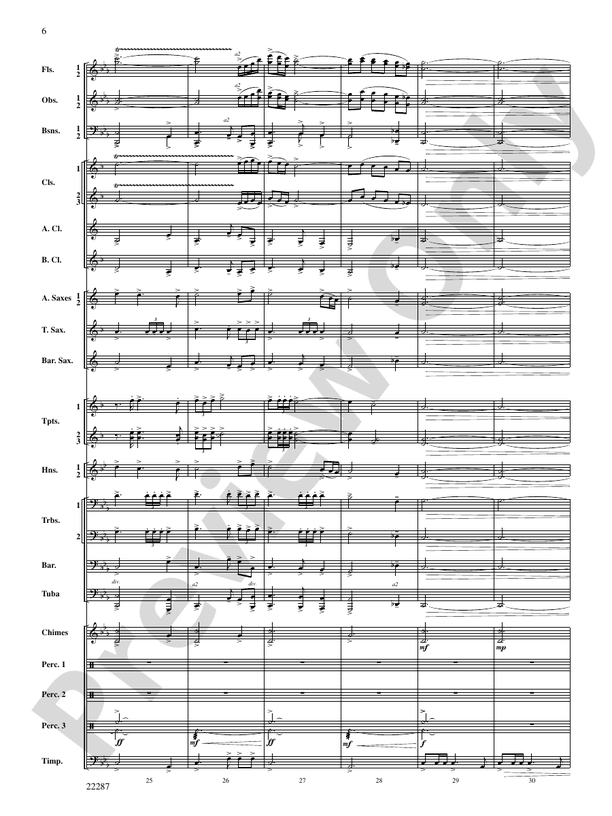Primordial Overture - Concert Band Conductor Score & Parts (Digital Download)