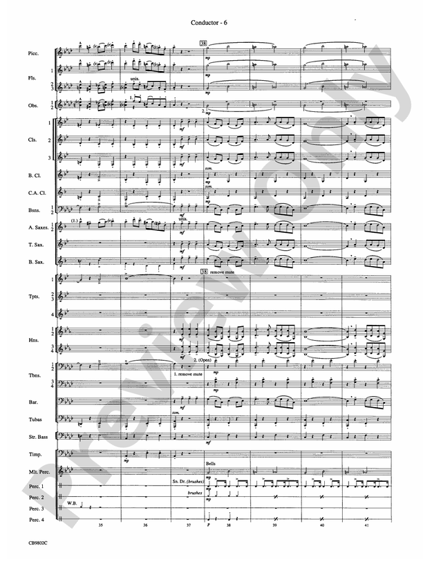 Porgy and Bess (Medley) - Concert Band Conductor Score & Parts (Digital Download)