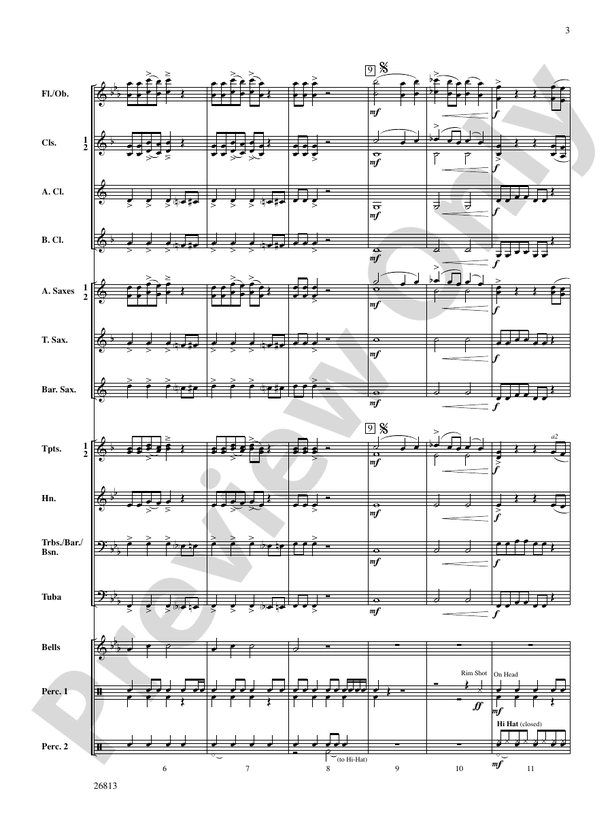 Doctor Rock - Concert Band Conductor Score & Parts (Digital Download)