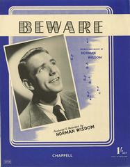 Beware (from 'London Melody') - Norman Wisdom - PVG (Digital Download)