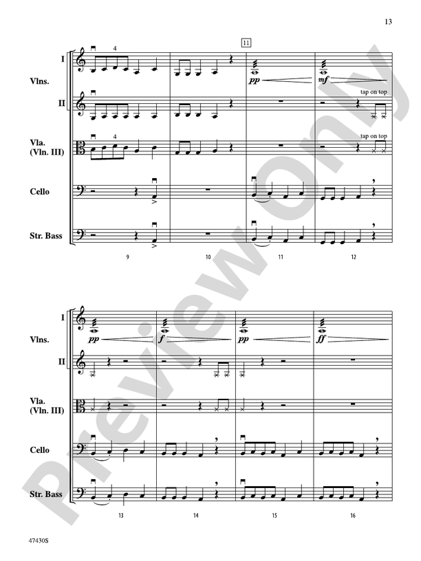 Sky Suite - String Orchestra Conductor Score & Parts (Digital Download)