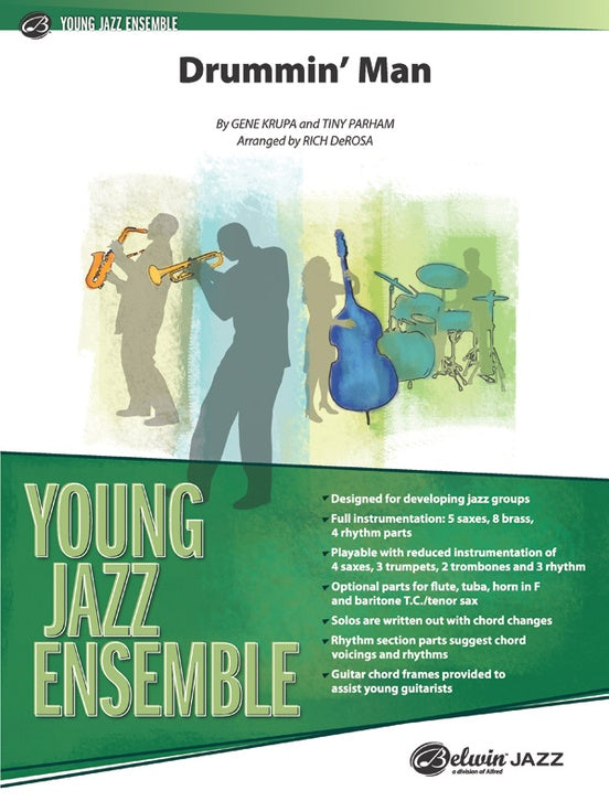 Drummin' Man - Jazz Ensemble Conductor Score & Parts (Digital Download)